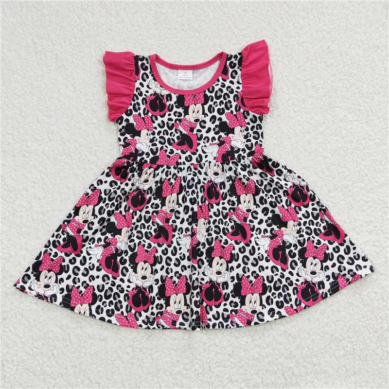 casrtoon mouse girls dress summer kids skirts
