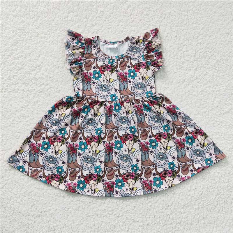 4.23west girls dress summer kids skirts