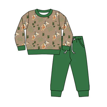 5.29 Green Cartoon Puppy Set