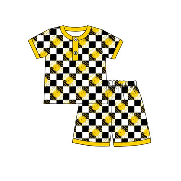 5.1 Yellow plaid summer suit