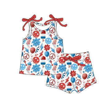 4.30 Smiley Cartoon Suspenders Set