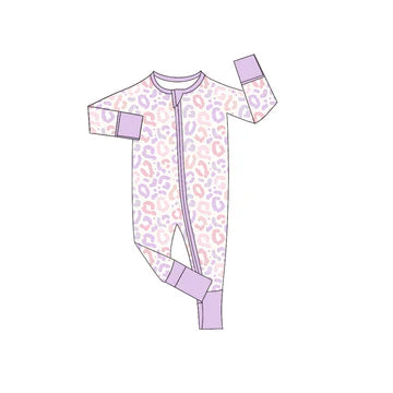 5.24 Purple leopard print toddler clothes