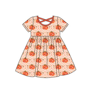 5.26 Pumpkin Short Sleeve Dress