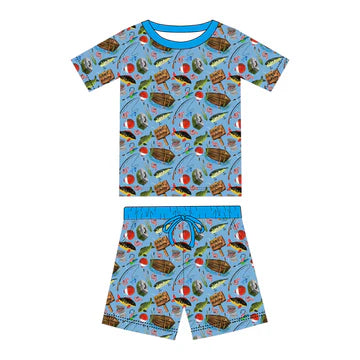 4.29 Fishing Boys Short Sleeve Suit