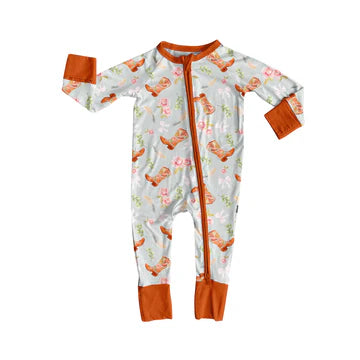 6.3 Boots Flower Long Sleeve Toddler Clothes