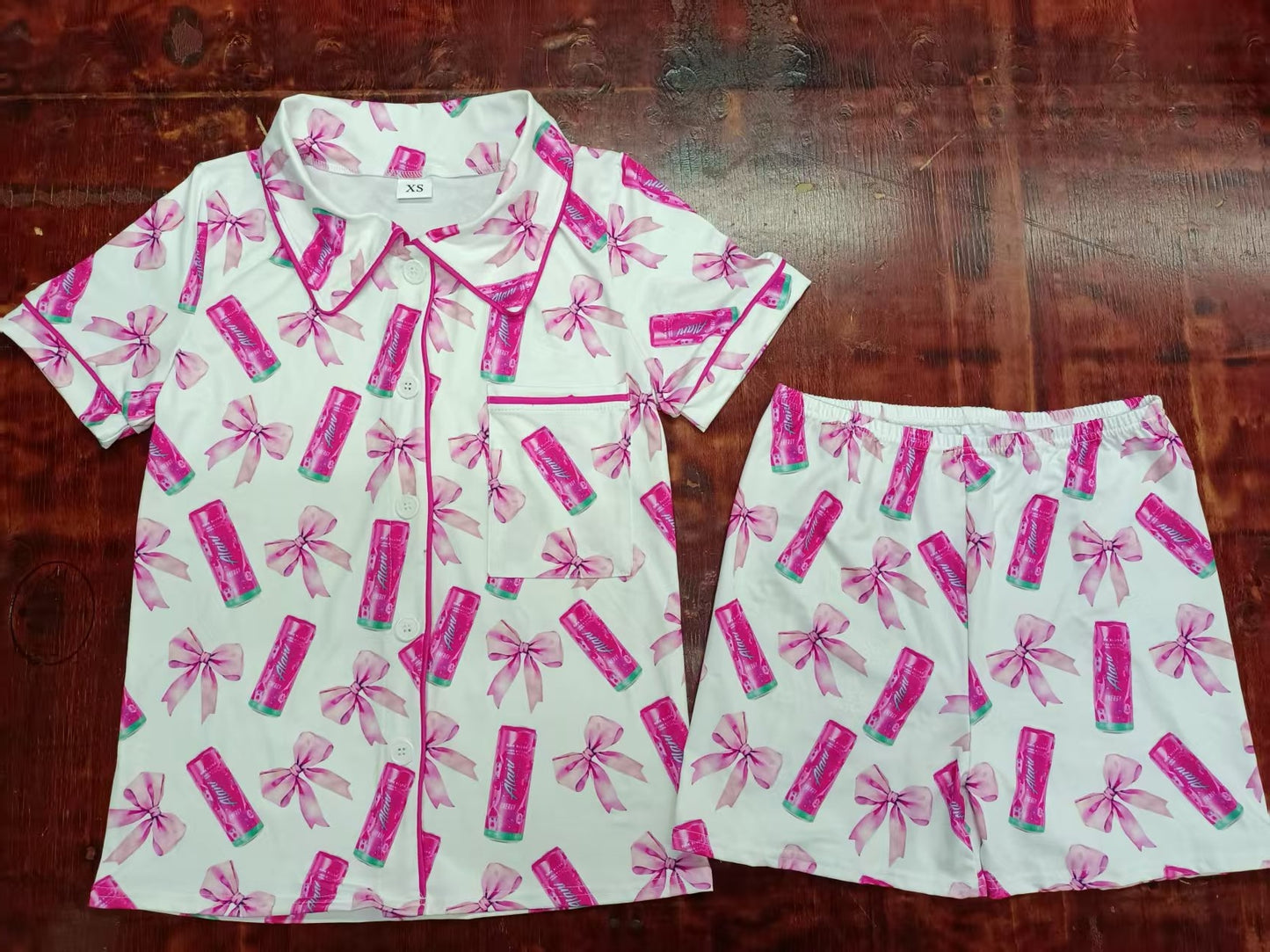 5.9 Bow Button Summer Suit