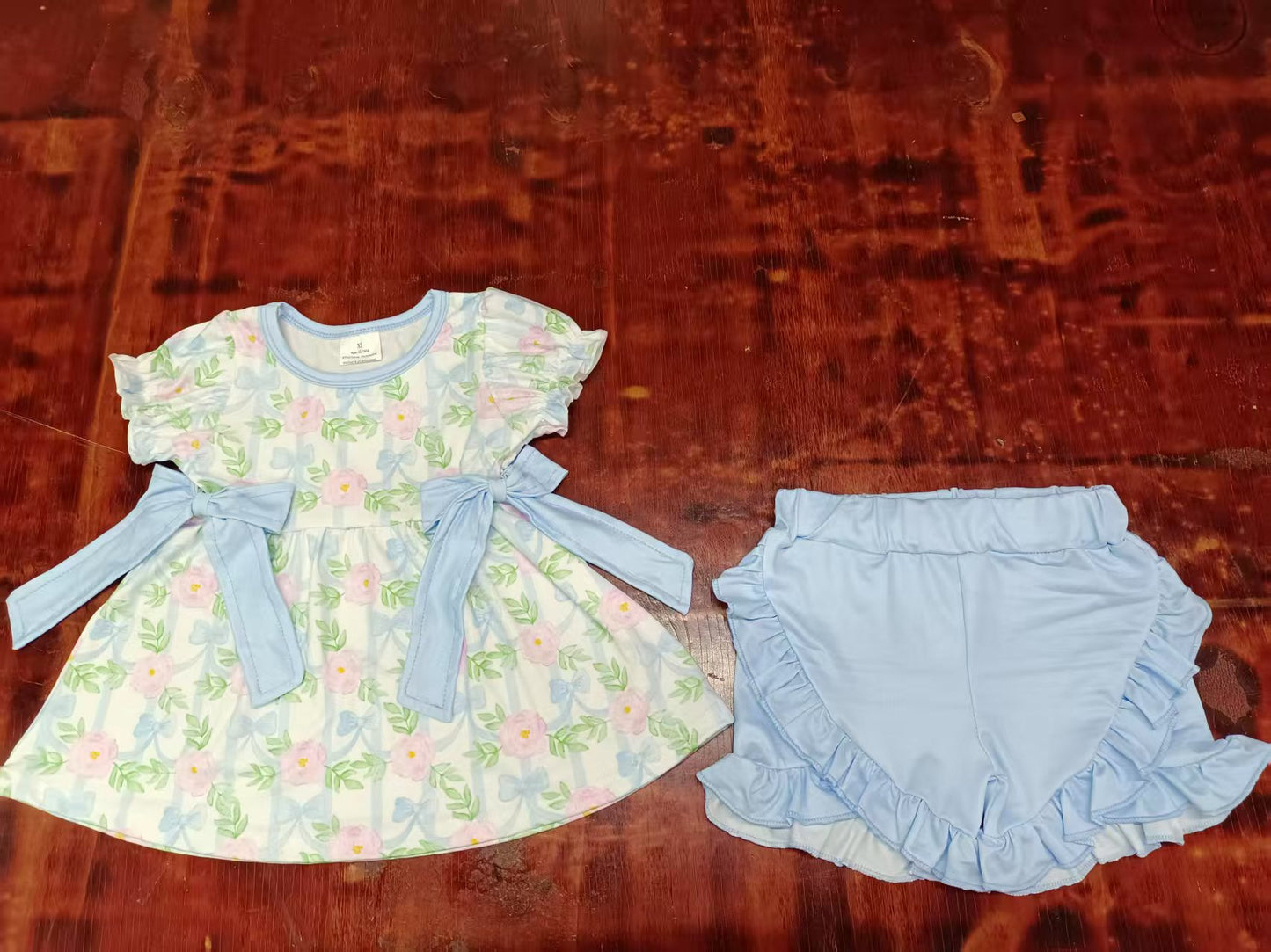 5.9 Rose Blue Summer Suit