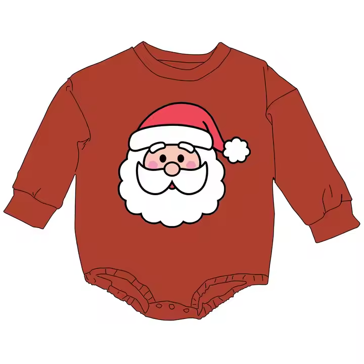 5.13 Red Santa Claus Long Sleeve Toddler Clothes