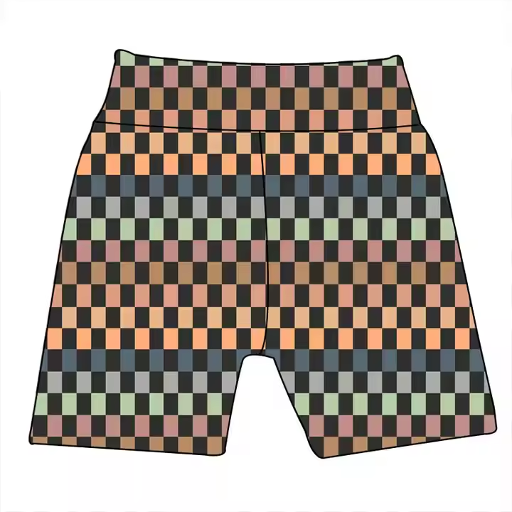 5.20 Multicolor Plaid Shorts