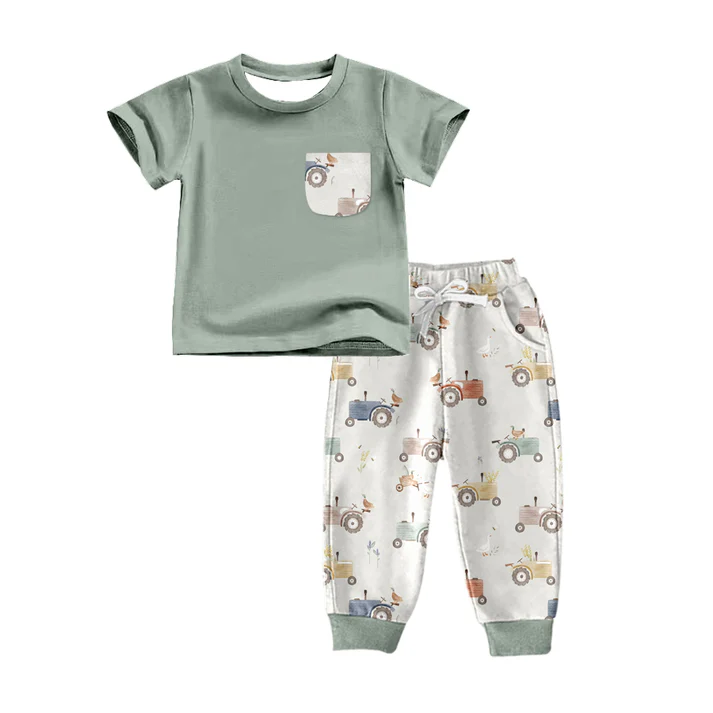 5.13 Boys Green Truck Set