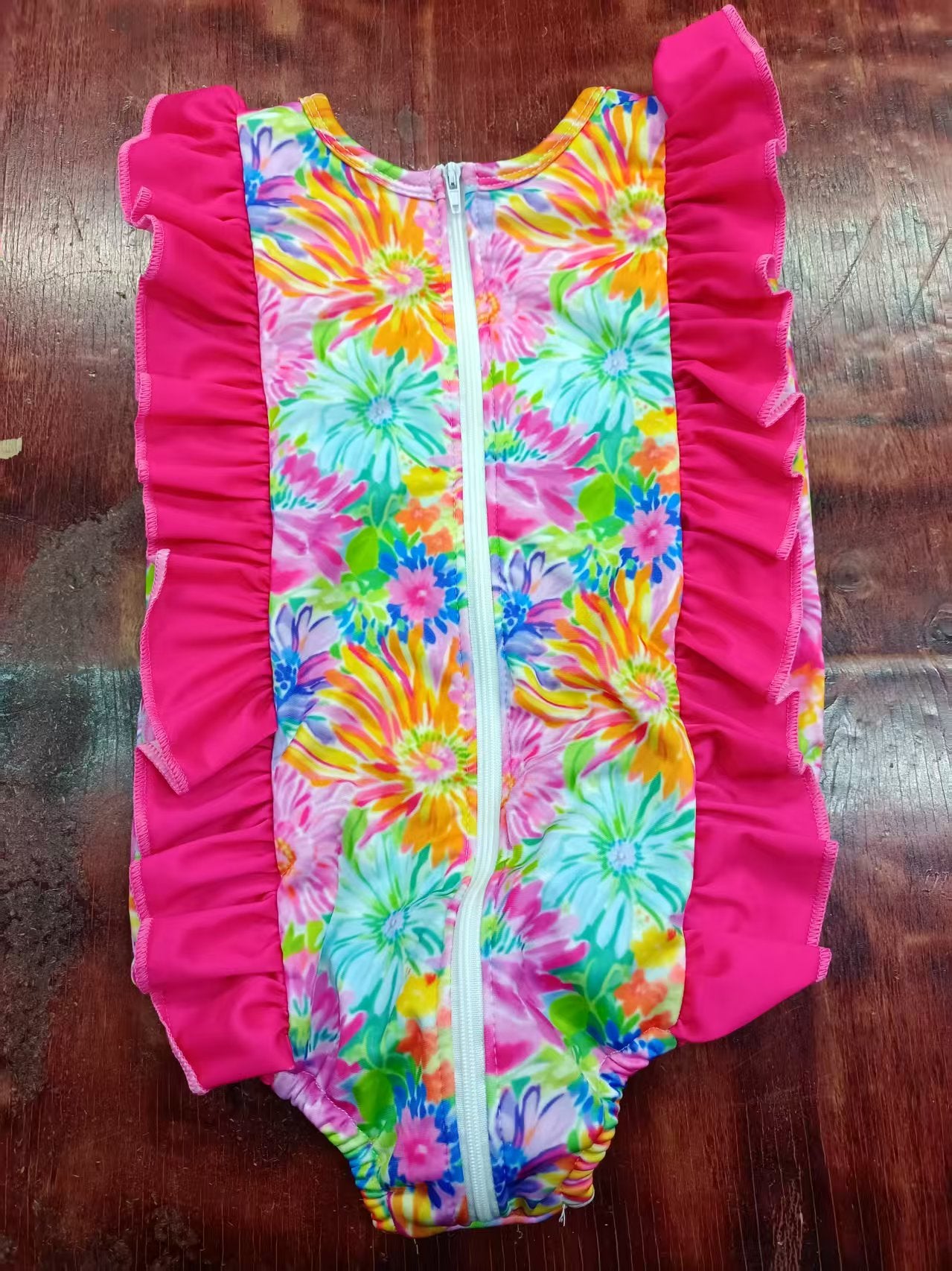 4.26 Colorful flower toddler clothes