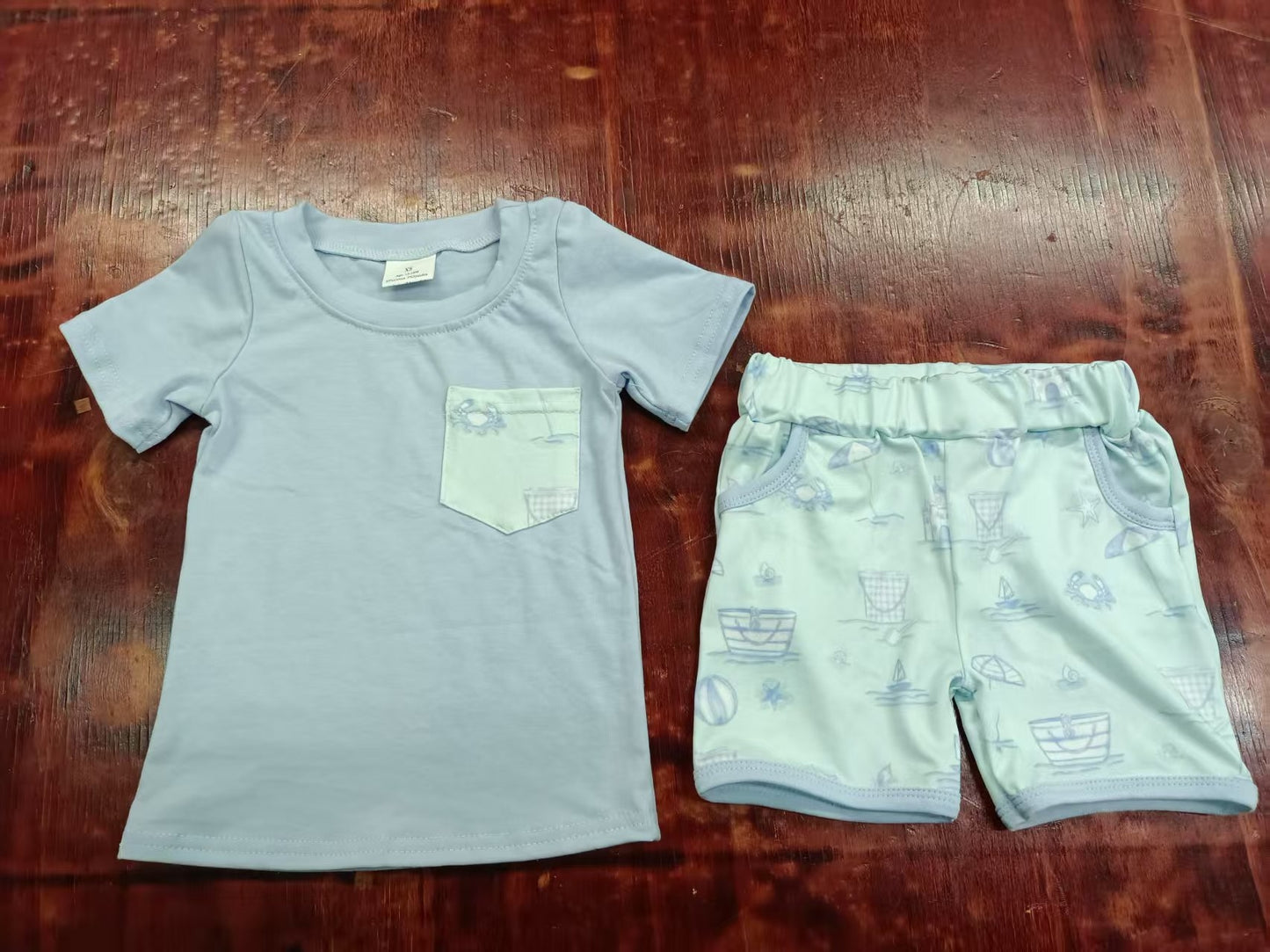 4.26 Boys Blue Summer Suit