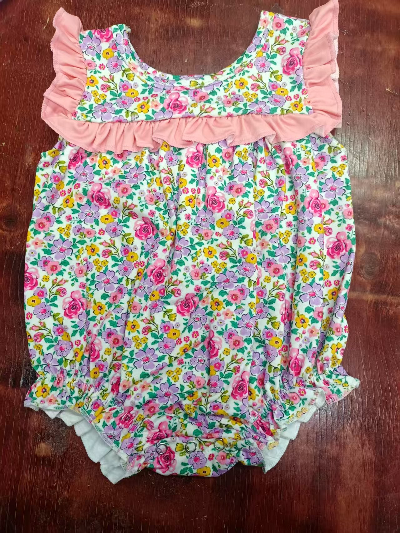 4.29 Floral Short Sleeve Toddler Clothes