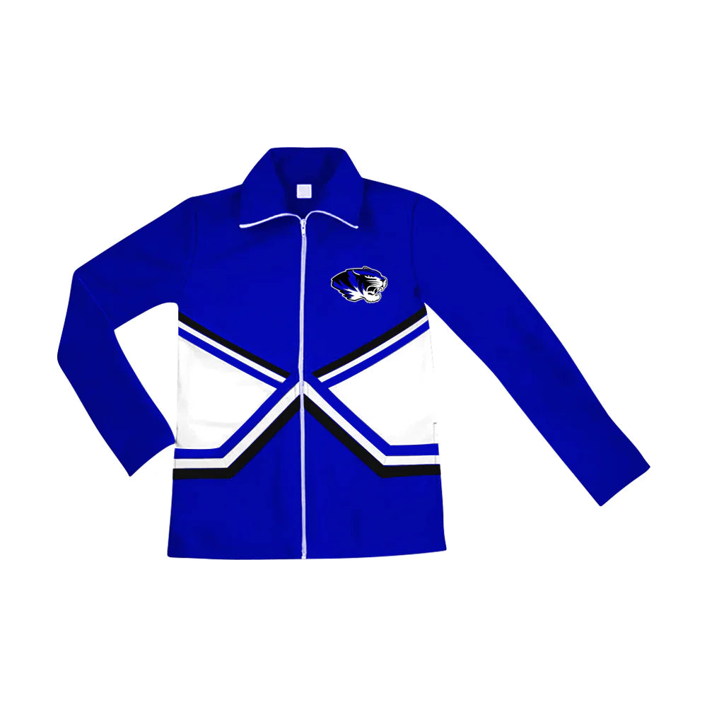 7.21Preorder (moq 5)Baby Boys Blue Tigers Team Zipper Jacket Top