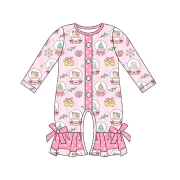 5.23 Pink Bell Long Sleeve Toddler Clothes