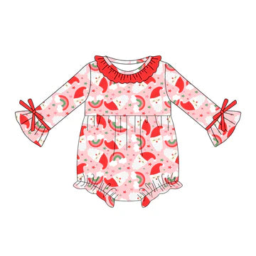 5.23 Christmas Rainbow Socks Long Sleeve Toddler Clothes