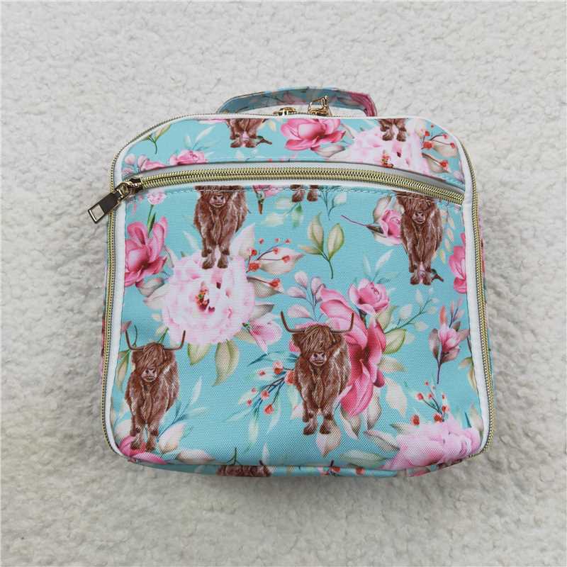 4.19 BA0095 Alpine cattle flower lunch box bag