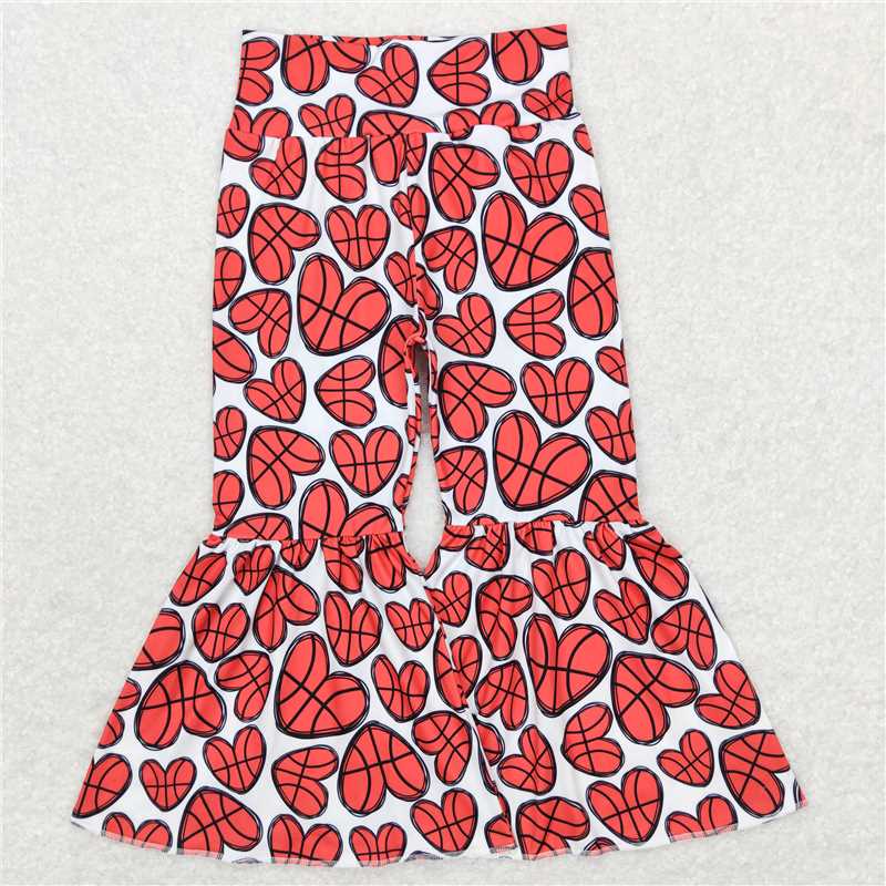P0389 Love basketball white trousers