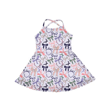 5.24 Strapless Colorful Bowknot Dress
