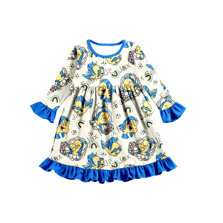 5.13 Cartoon blue clownfish dress