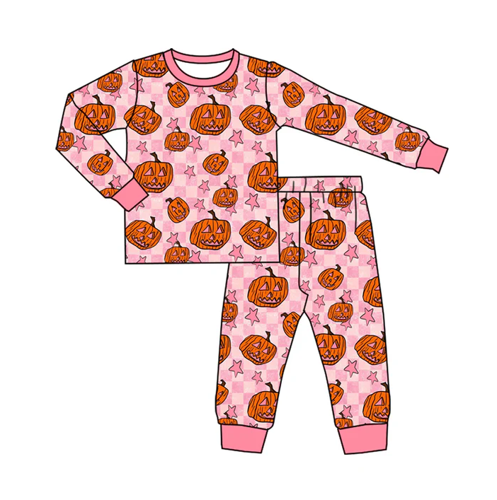 5.20 Halloween Pumpkin Long Sleeve Suit