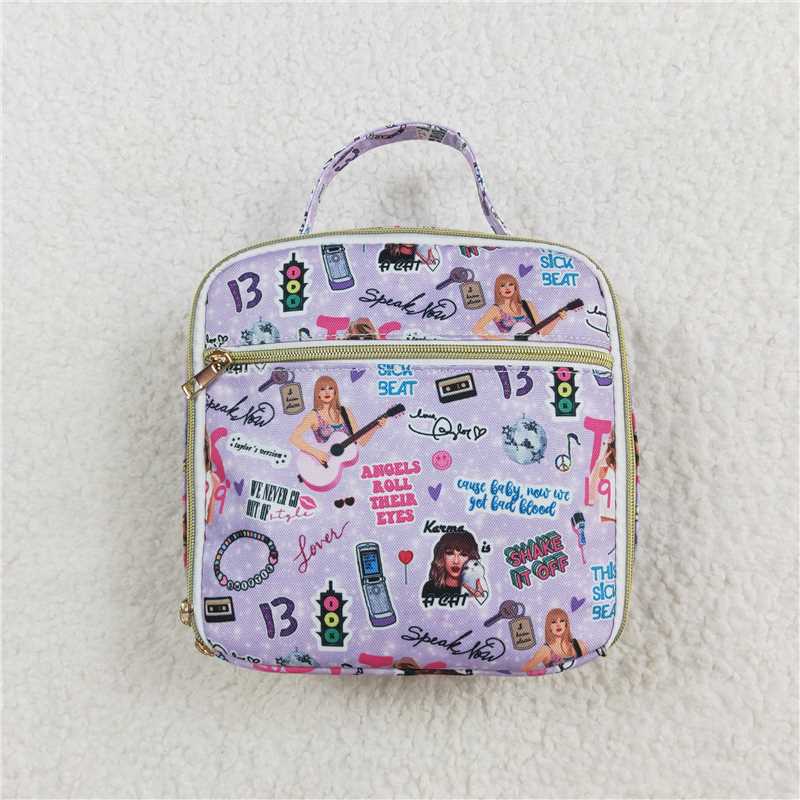4.19 BA0235 Taylor Swift silver lunch box bag