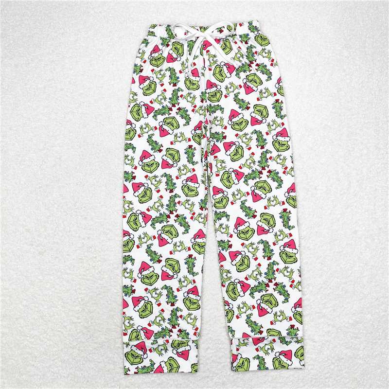 4.11 P0542 Adult female grinch Christmas tree rose red white trousers