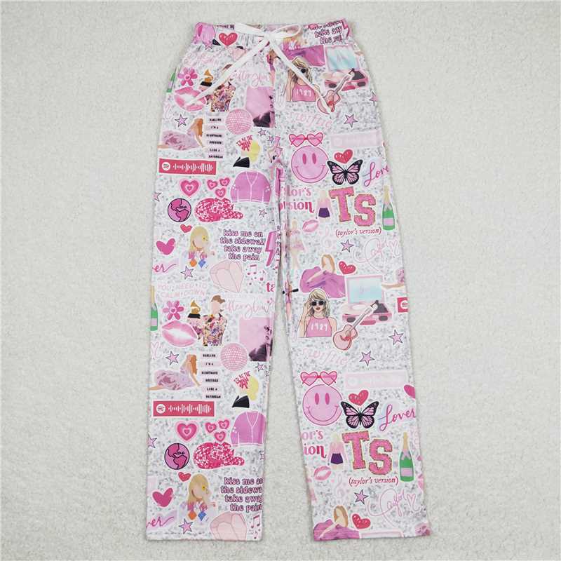 4.11 P0454 Adult female Taylor Swift 1989 butterfly heart trousers