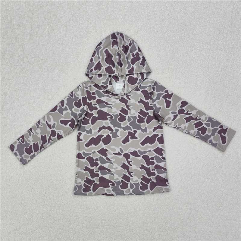 7.9 BT0923 Camouflage hooded long-sleeved top