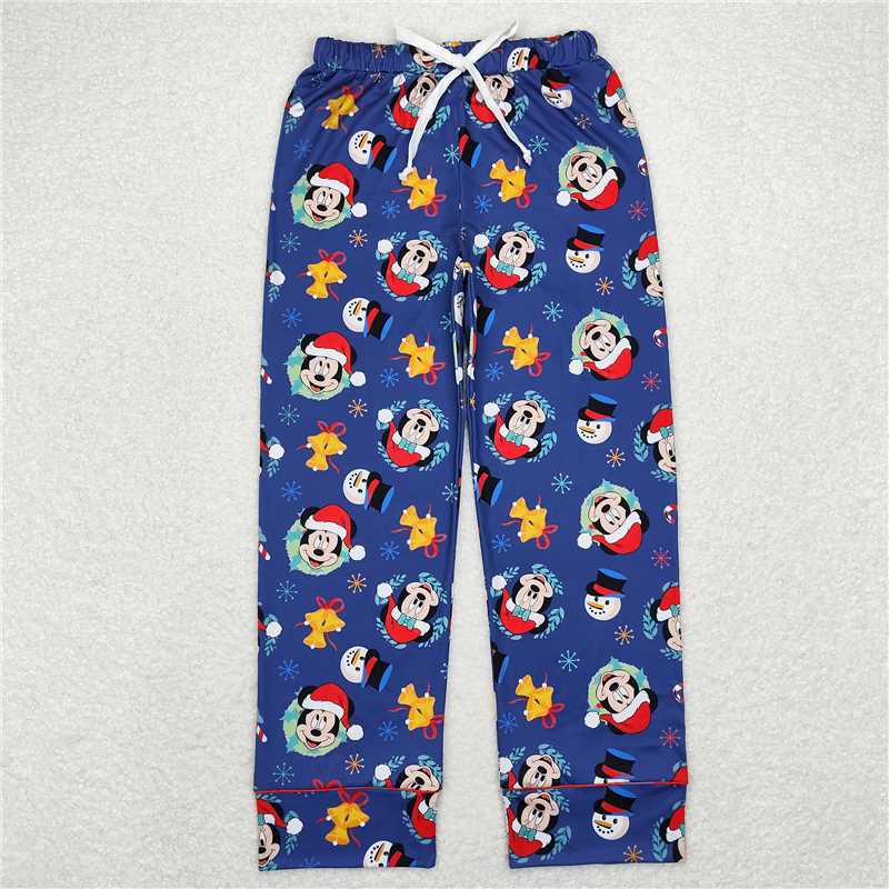 4.11 P0568 Adult female Christmas Mickey navy blue trousers