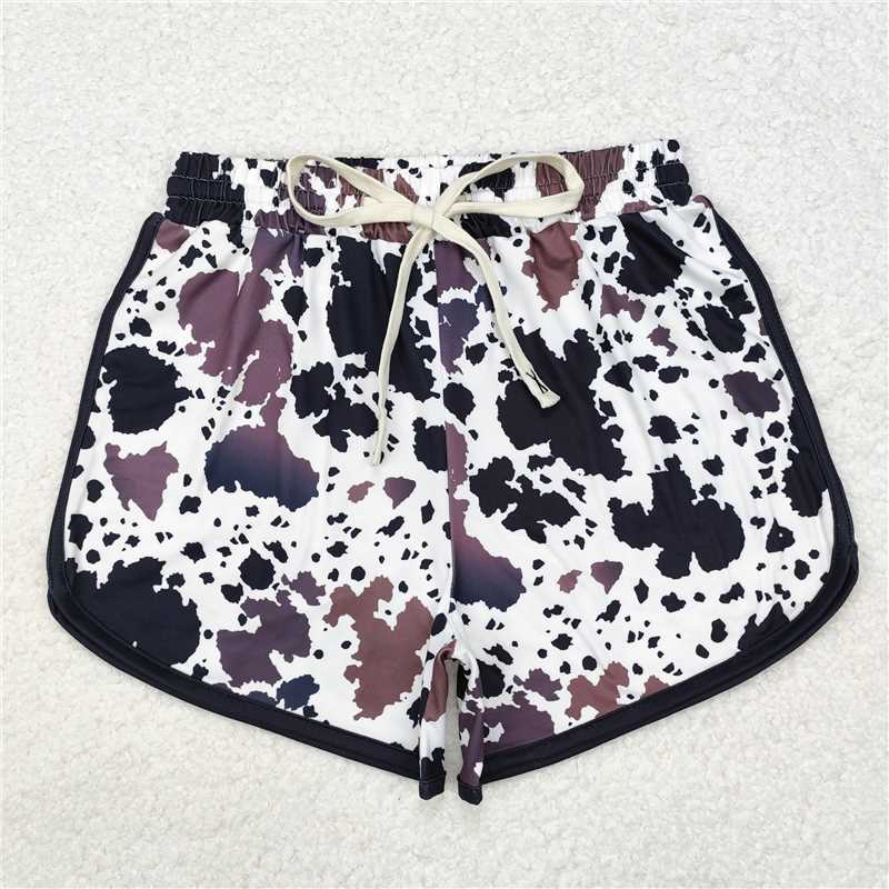 4.9 SS0370 Adult female cow pattern shorts