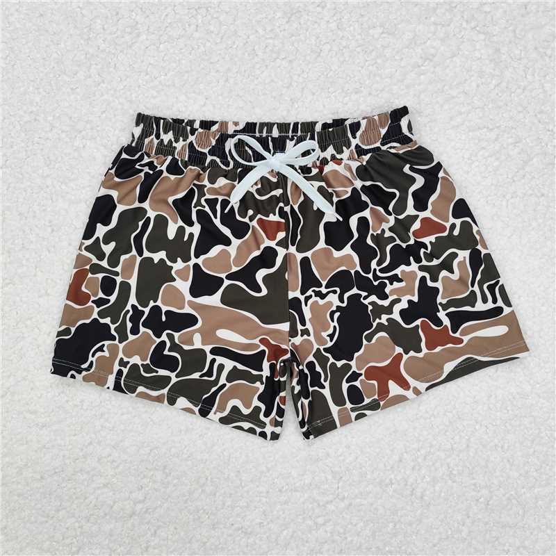 4.28 S0479 Camouflage beige swimming trunks