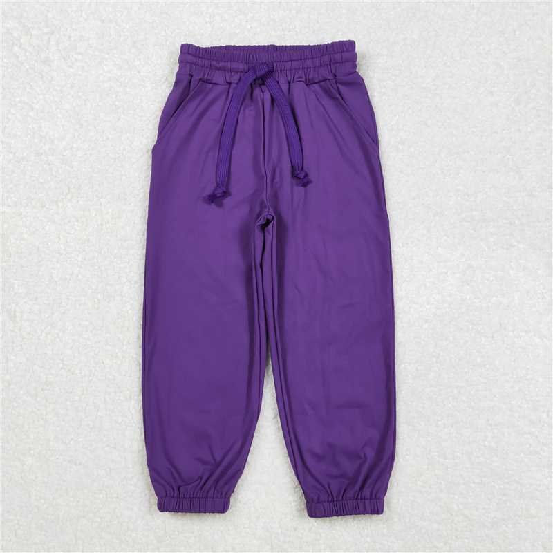P0670 Purple loose-fitting yoga pants