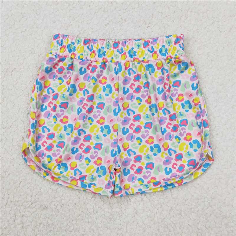 4.11 SS0475 Colorful leopard print shorts