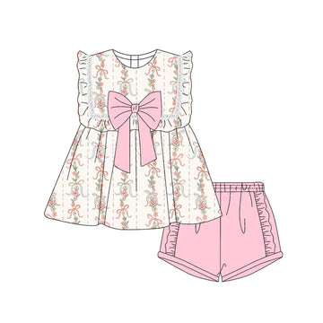 5.7 Pink Bow Cartoon Set