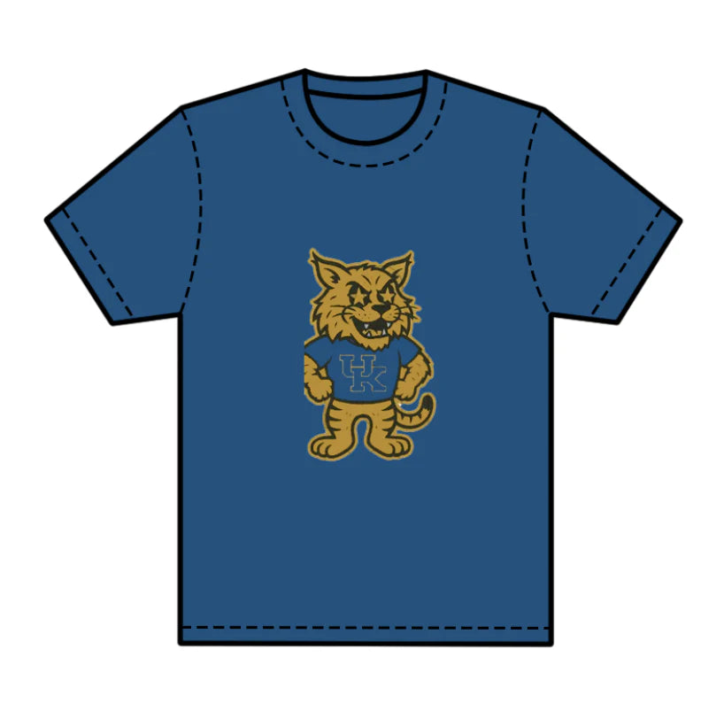 8.1preorder(moq 5) Baby Boys Blue Short Sleeves Cats UK Team Tee Shirts Tops