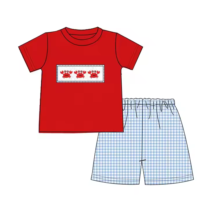 6.9 Crab Red Short Sleeve Suit