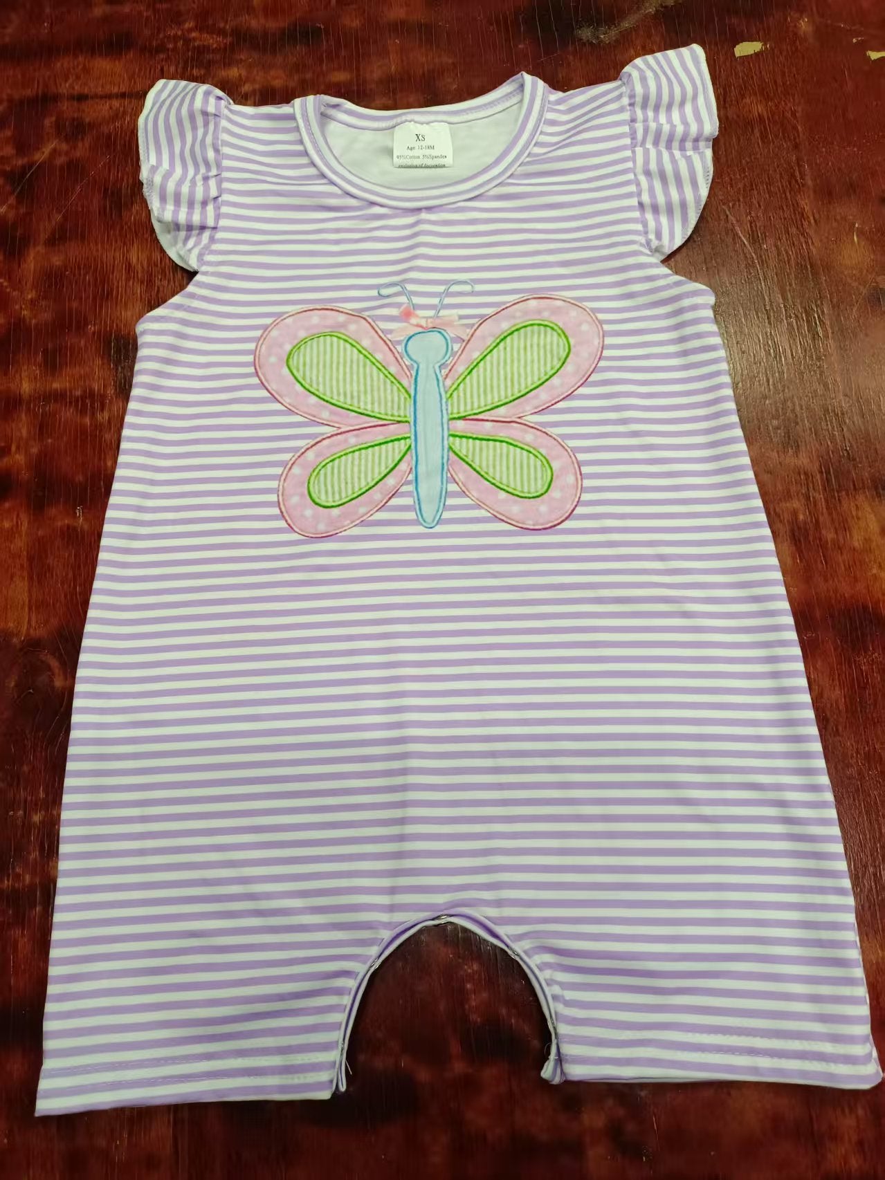 5.9 Girls Bow Striped Toddler Clothes
