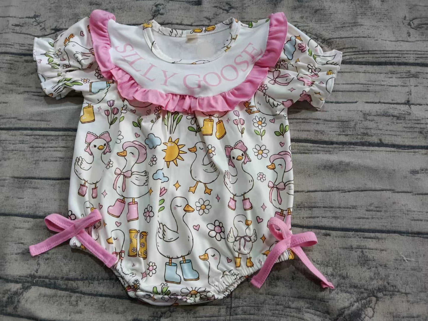 5.9 Girls Cartoon Duck Toddler Clothes