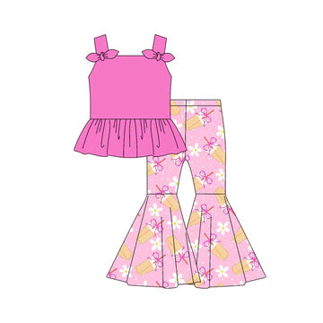5.2 Pink Bow Cake Girls Set