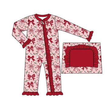5.23 Red bow toddler clothes