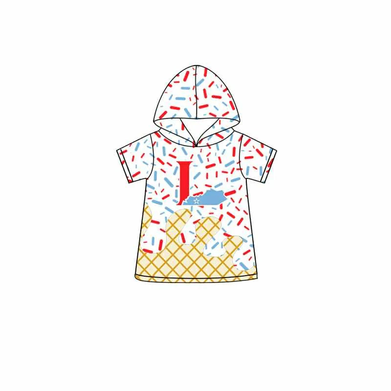 7.1Preorder (moq 5)Baby Boys White Short Sleeves L Drip Team Hoodies Top Regular price$8.00 USD