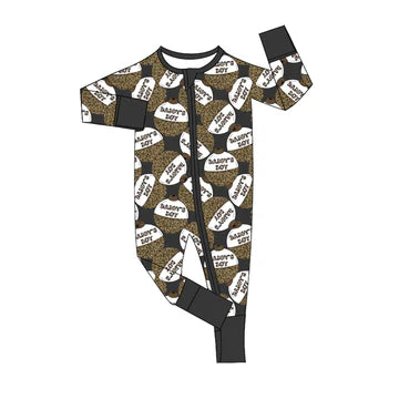 5.26 Letter zipper long-sleeved toddler clothes