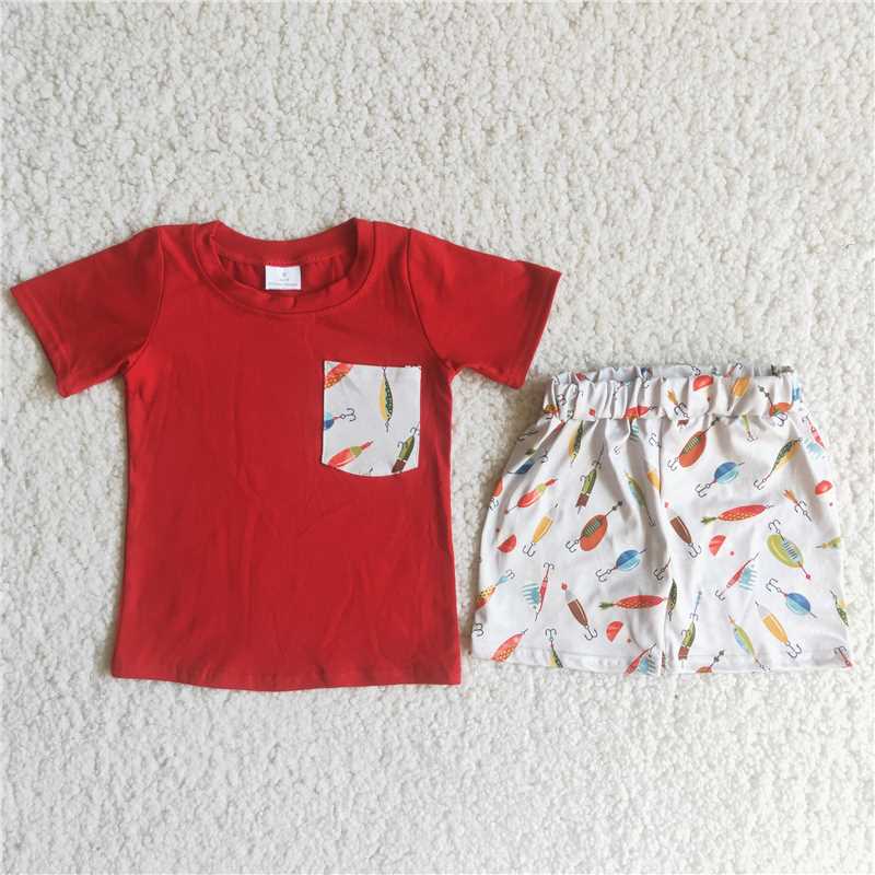 A13-12 Red fishingsoft boy soft set