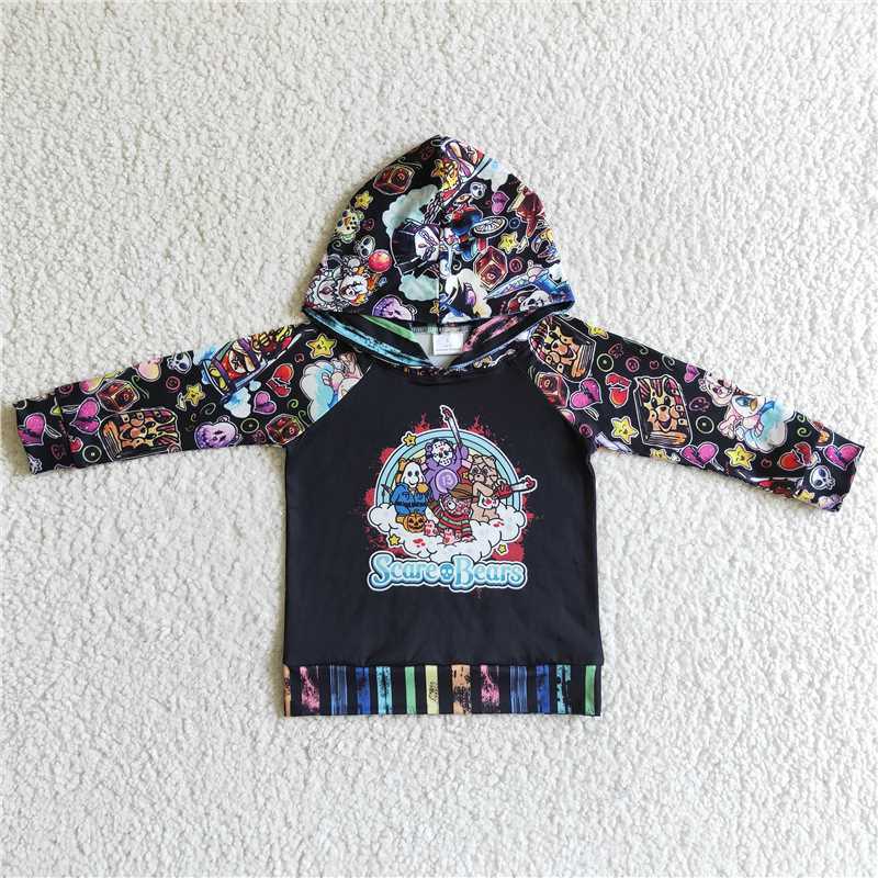 cartoon hooded halloween hoodie kids clothes