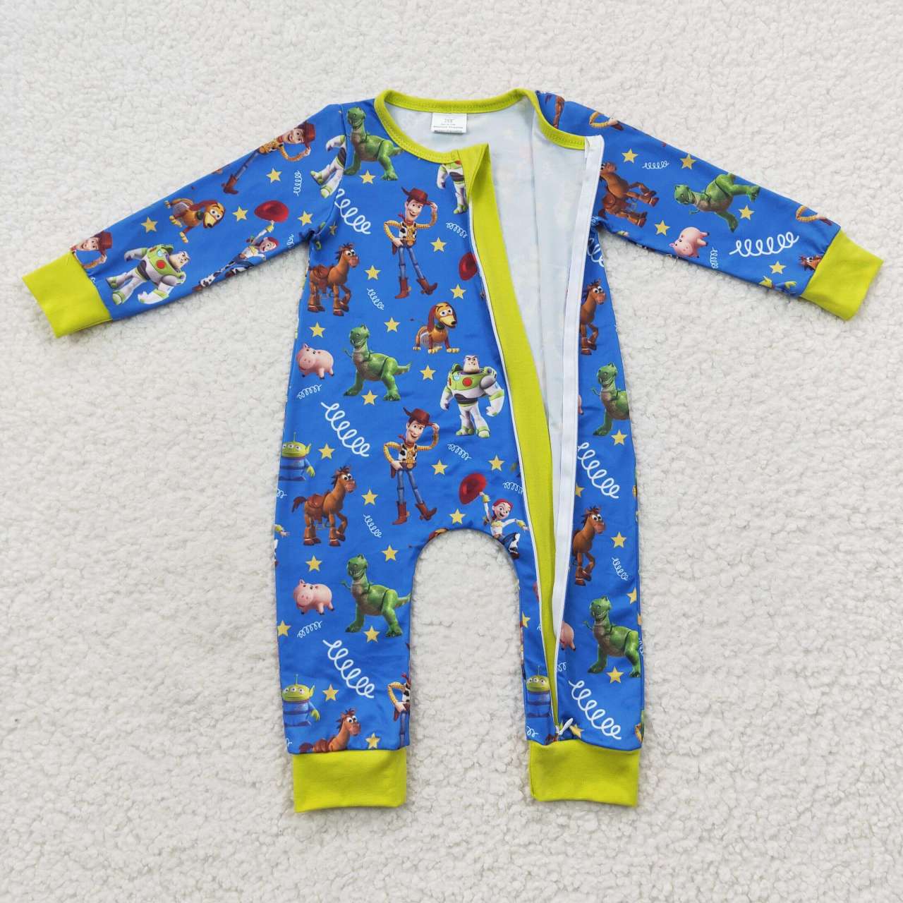 4.15zipper romper toy jumpsuit baby clothes
