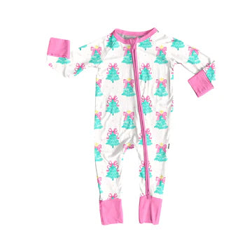 6.3 Green Christmas Tree Long Sleeve Toddler Clothes