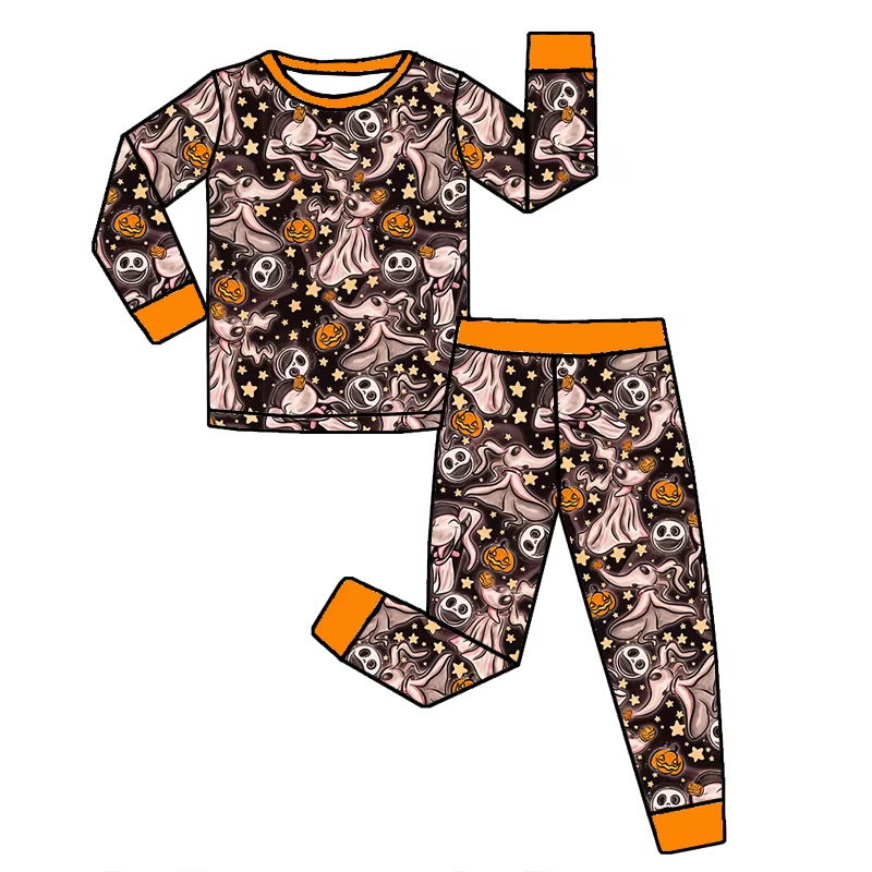 6.17 Halloween cartoon long-sleeved suit