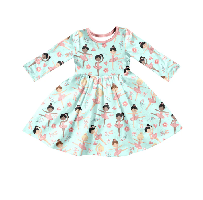 5.16 Cartoon Princess Green Dress