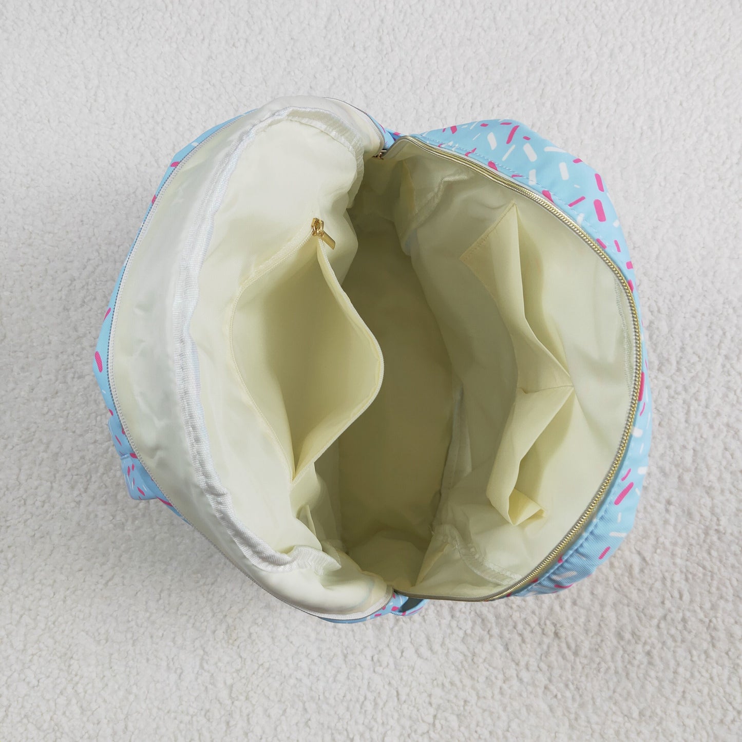 5.2 BA0297 Team fireworks plaid blue large backpack